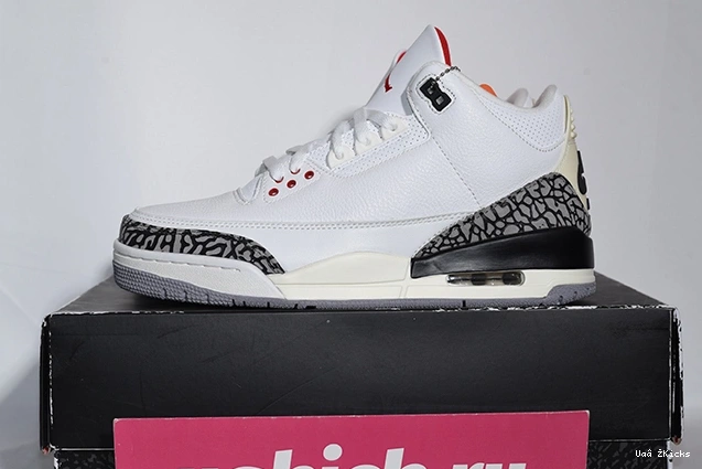 Flexible Reimagined 393 DN3707-100 Cement Retro Jordan 3 White 0926